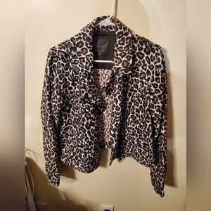 Sanctuary Leopard Print Blazer